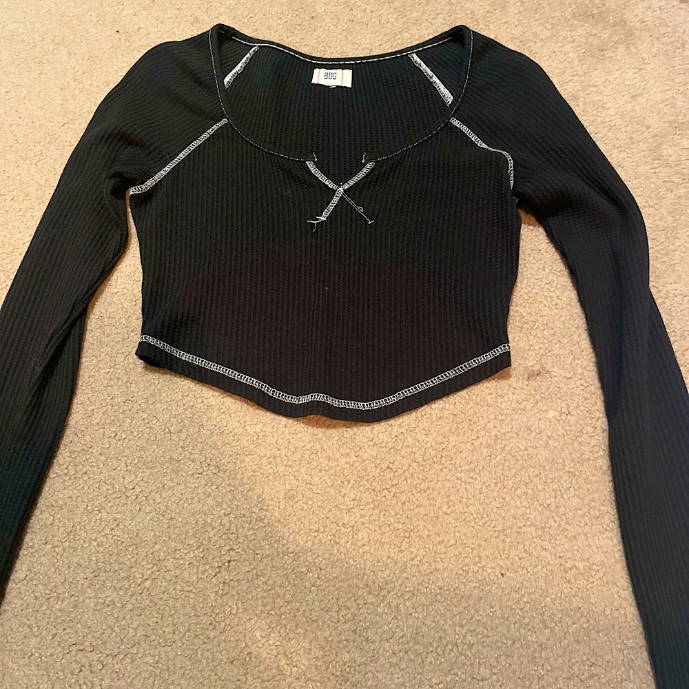 BDG long sleeve crop top